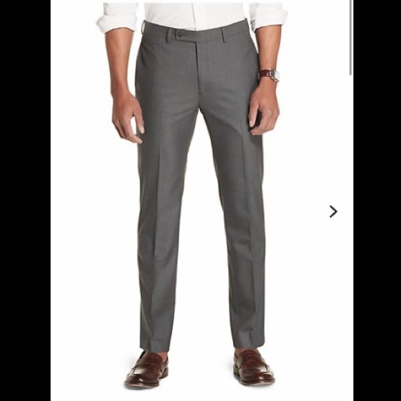 Van Hausen Flex Classic Fit Suit Pant Grey - Picture 2 of 7